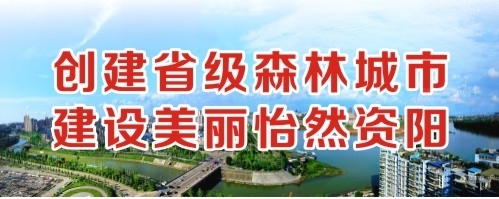 啊～好想要被艹创建省级森林城市 建设美丽怡然资阳